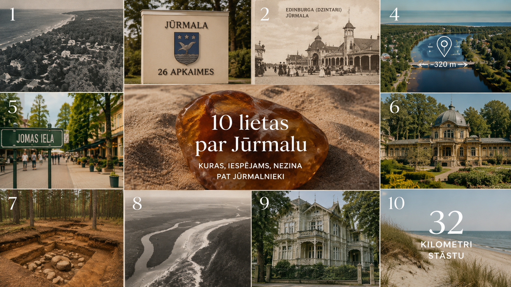 10 lietas par Jūrmalu, kuras, iespējams, nezina pat jūrmalnieki